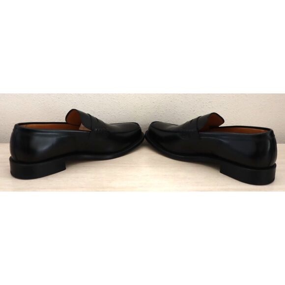 Banana Republic 574359-001 Men's Sz 9.5 Black Leather Amir Penny Loafers - Picture 9 of 10